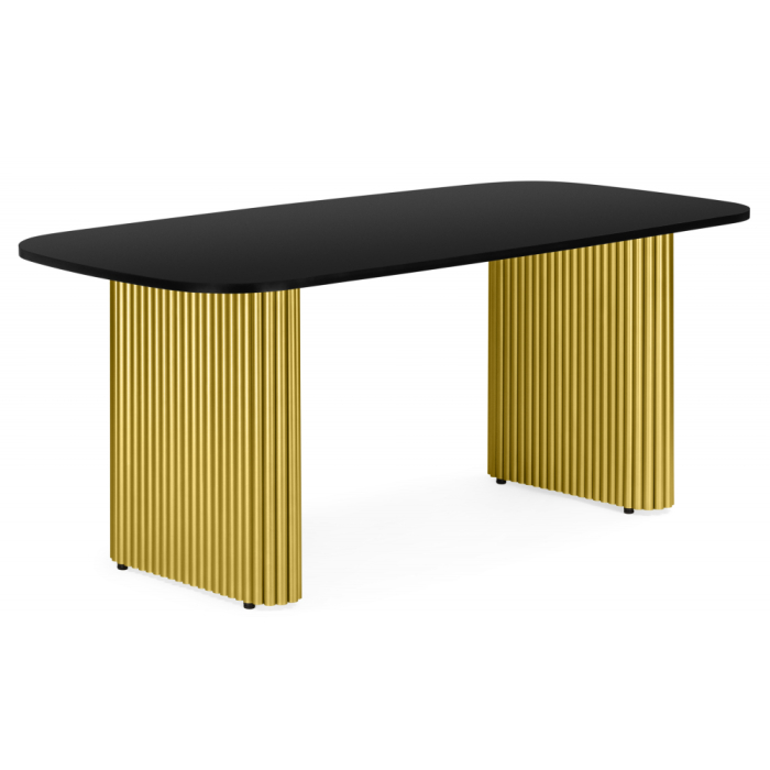 Обеденные столы, Деревянный стол Бавария 160*90 (золотые ноги)