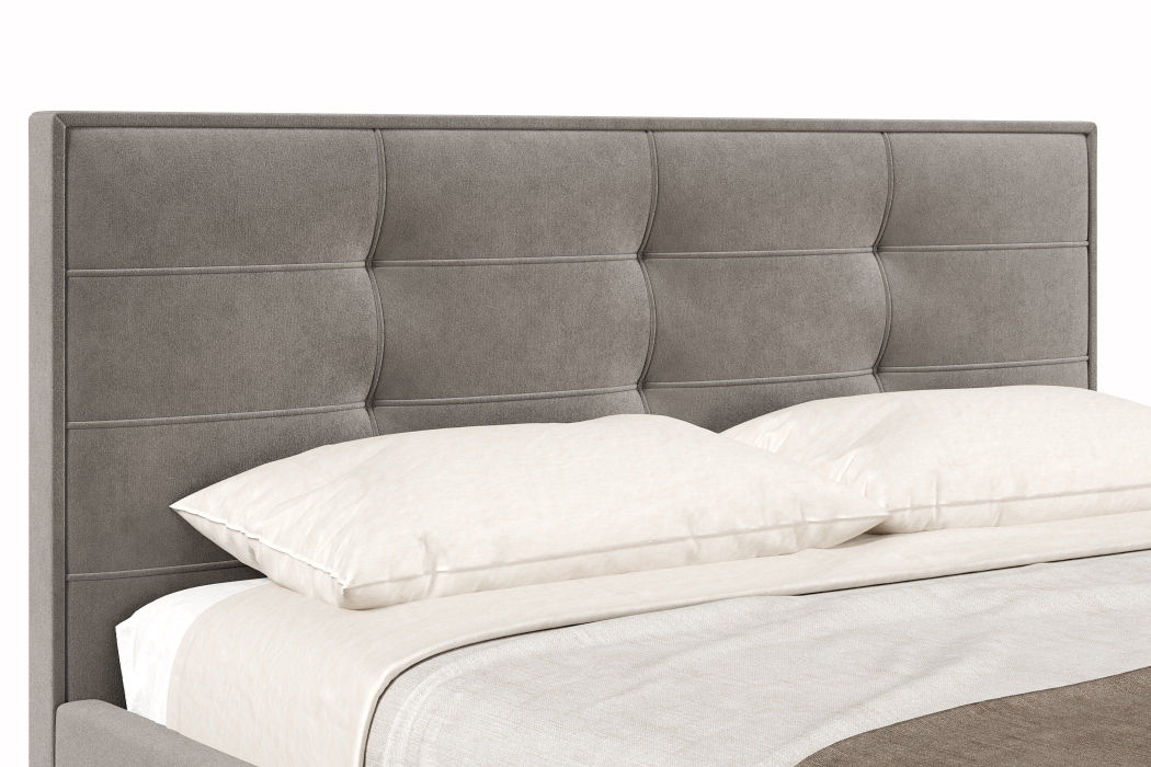 Мягкая кровать, Кровать Римини 1800 с подъёмным механизмом, велюр