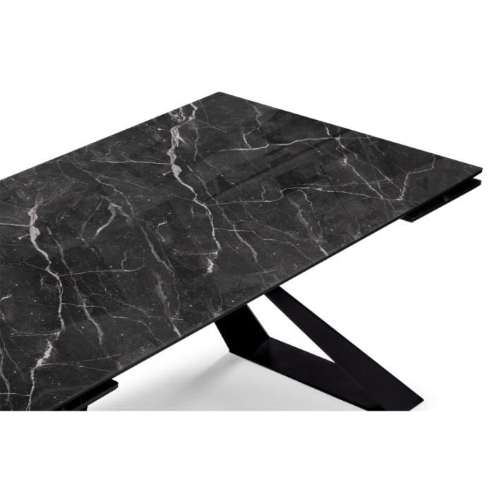 Обеденные столы, Стеклянный стол Маккарти 160(220)х90х75