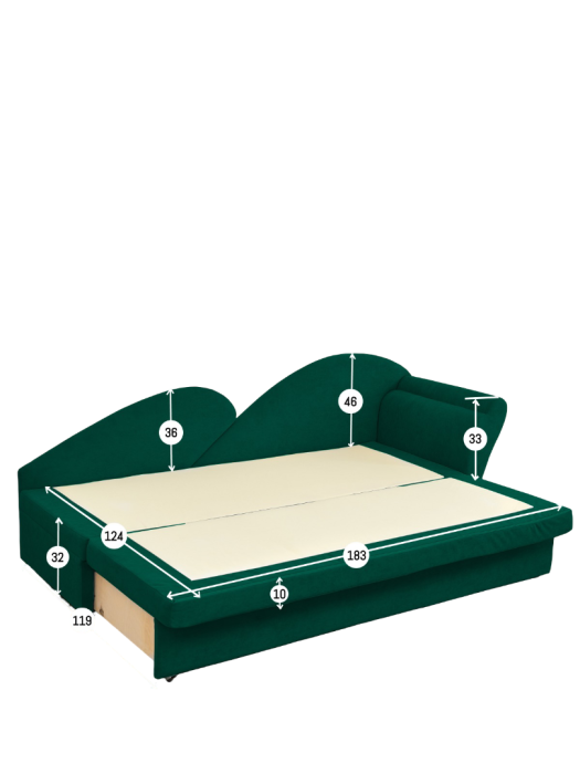 Диваны угловые кухонные, Диван 2212 правый угол