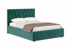 Мягкая кровать, Кровать Палермо 1200 с подъёмным механизмом, велюр