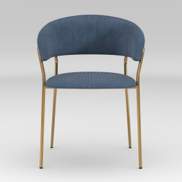 Стул Whispered Fusion вельвет, золотой