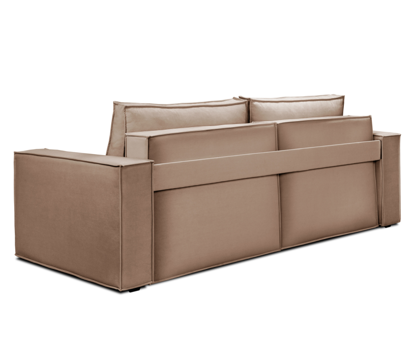 Диваны угловые в гостиную, Диван угловой Чикаго со спальным местом, микровелюр