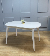 Обеденные столы, Стол Kenner 1300M раздвижной, стекло глянец