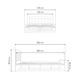 Кровать Рейк 140х200
