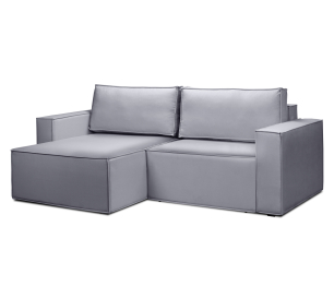 Диван угловой Чикаго со спальным местом, микровелюр