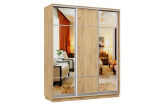 Шкафы-купе 3-х дверные, Шкаф-купе Премьер Лайт 21 (11;08;11) трехдверный