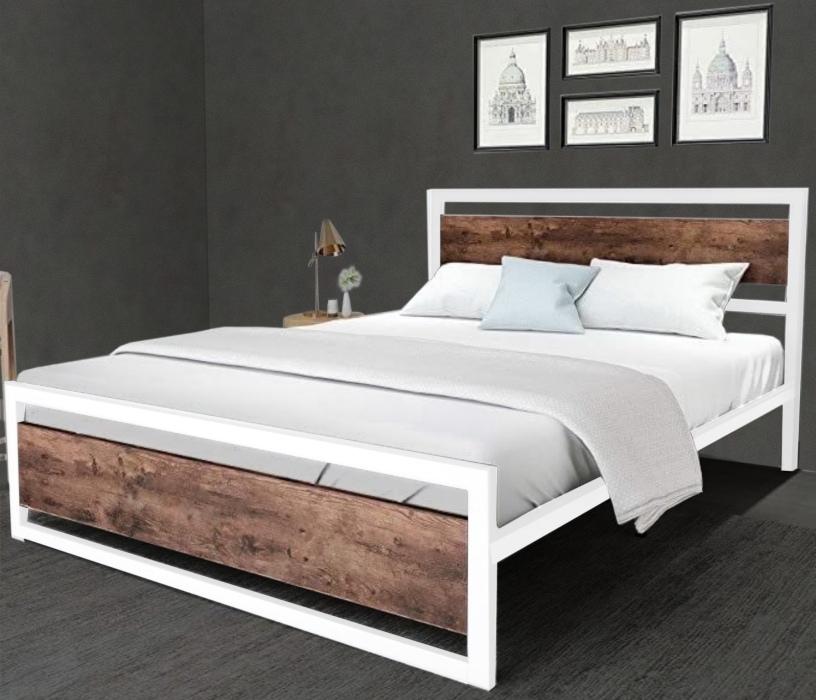 Кровати 90 см, Кровать в стиле лофт Бостон 0.9