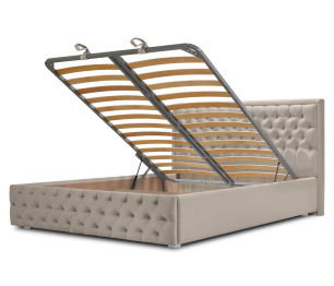 Кровать с мягким изголовьем  Флоренция 1400 с подъемным механизмом