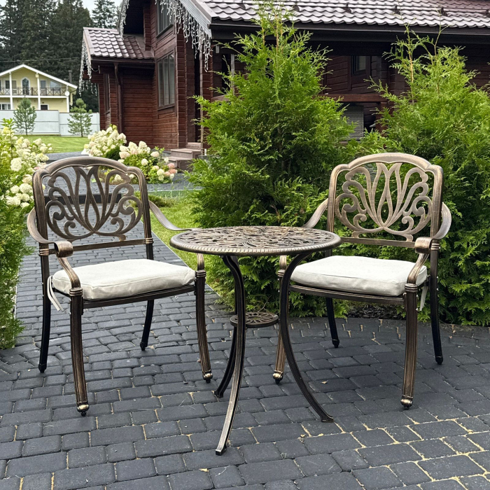 Комплекты мебели, Комплект из литого алюминия WILHELM  на 2 персоны