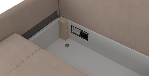 Диван-кровать Арти slim, велюр