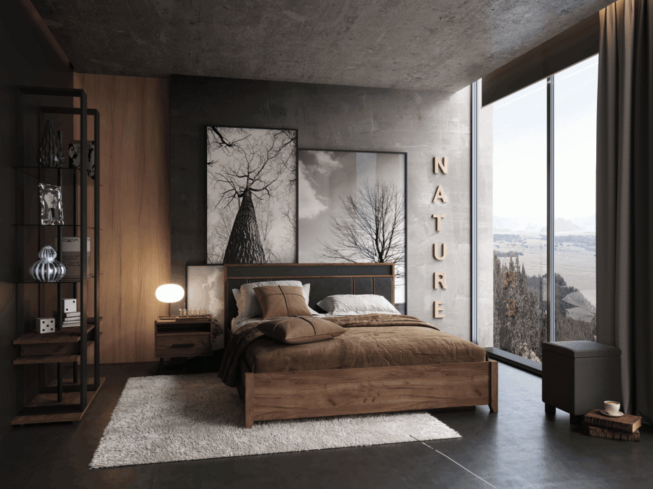 Кровати, Модульная система Nature (модуль 306) Кровать Люкс 1800 с п/м