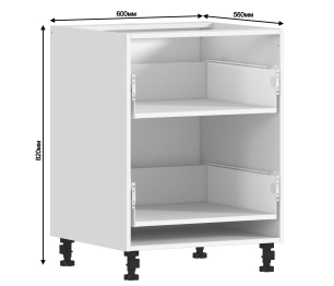 Регина корпус для стола 2 ящ 60х82 см