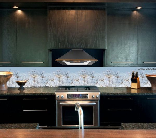 Стеновые панели из АБС-пластика, Кухонный фартук Утренняя роса 2000x600x1.5 мм глянец