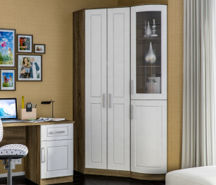 Шкаф угловой Илона (Прованс) СБ-2799