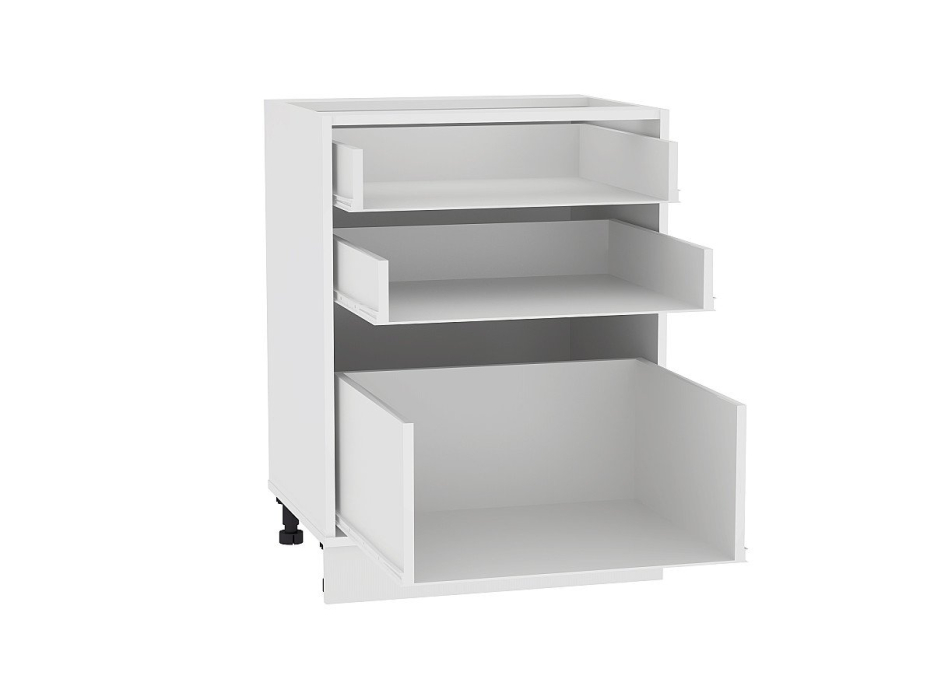Напольные, Шкаф напольный с 3-мя ящиками Прага 60х81,6х47,8