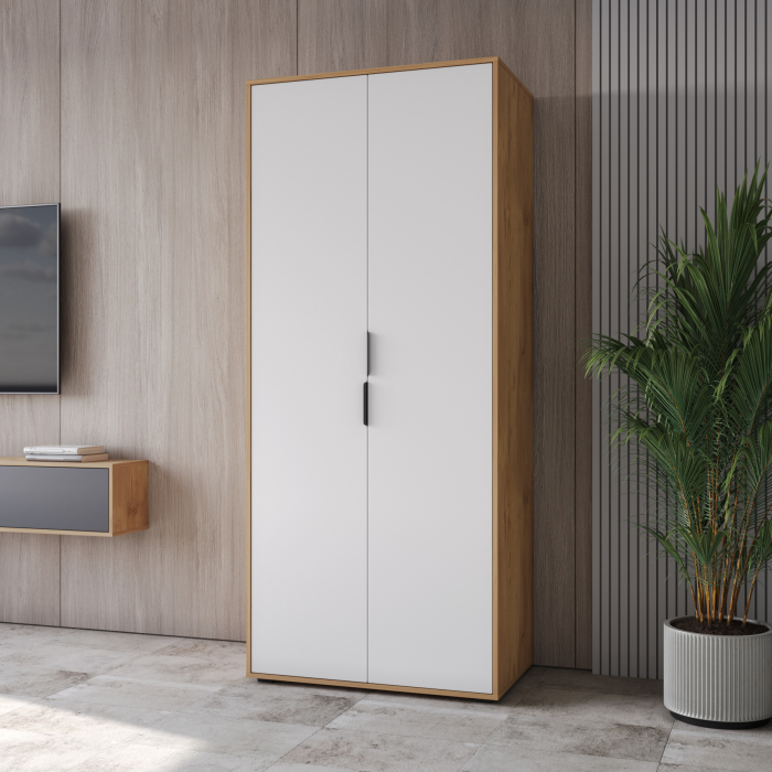 Шкафы двухстворчатые, Шкаф для одежды Оптима ОП-01