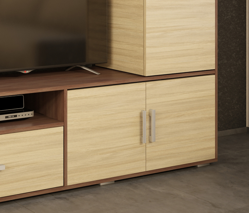 Стенки для гостиной, ЛДСП Гостиная ПЕКИН Ясень Шимо