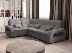 Диваны угловые в гостиную, Угловой диван Майами-3 ППУ, велюр