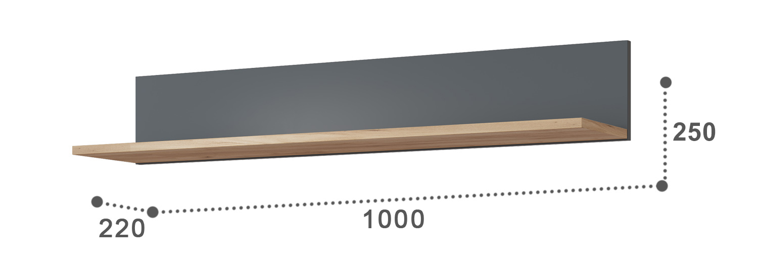 Настенные полки, Полка Эмилия ЭЛ-10