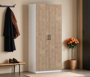 Шкаф двухдверный Макс 1000 мм, вариант №2 (ЛДСП)