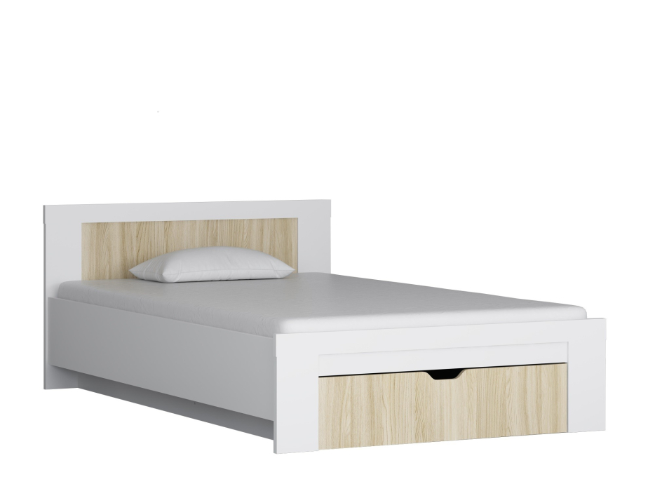 Кровати 120х200, Кровать полутороспальная с ящиком ДЕЛЬТА Next 19.03