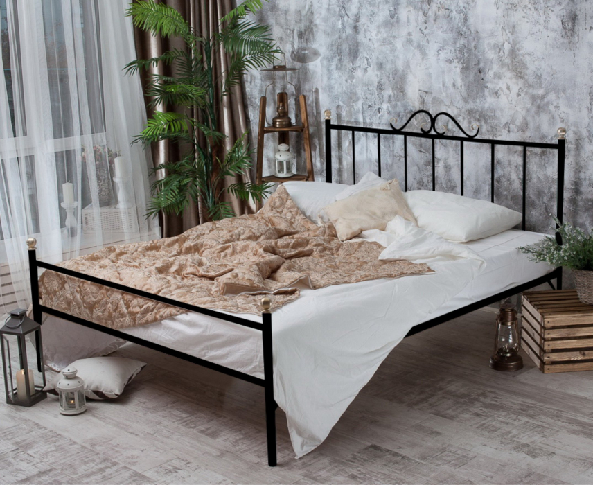 Кованые кровати, Кованая кровать Оливия 1.8 с одной спинкой