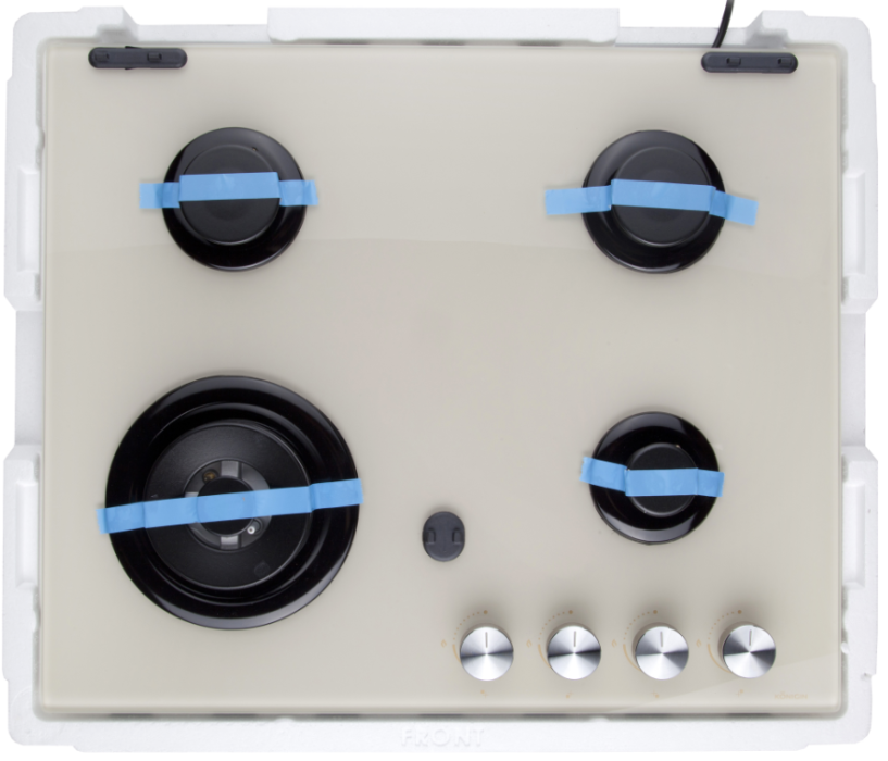 Встраиваемые варочные панели, Газовая варочная панель Konigin Blaze 604 Закаленное стекло