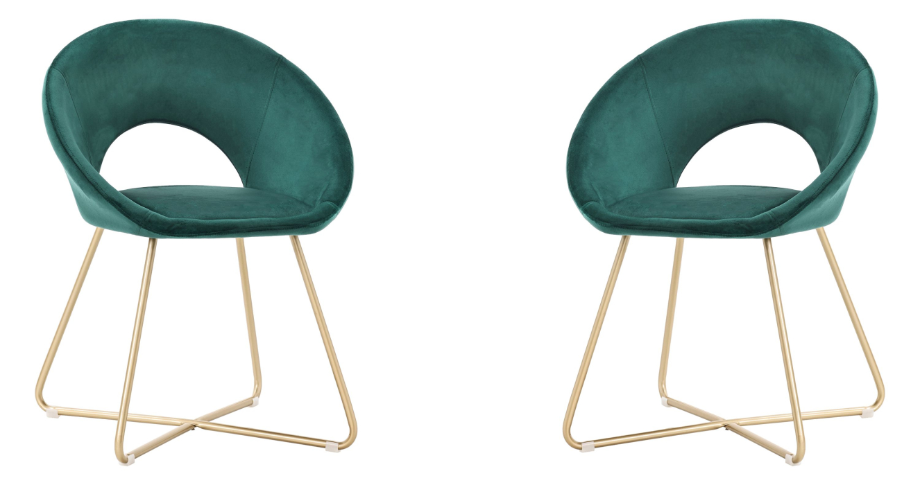 Стулья, Комплект стульев Refuge, золотой (Комплект 2 шт)