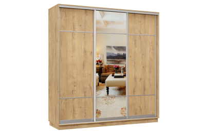 Шкаф-купе Премьер Лайт 34 (08;11;08) трехдверный