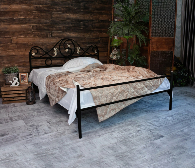 Кованые кровати, Кованая кровать Венеция 1.6 с одной спинкой