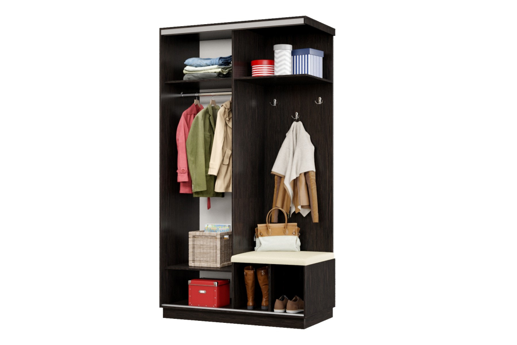 Прихожие, Прихожая Премьер 04 Лайт Мини 05 Правая Мягкая