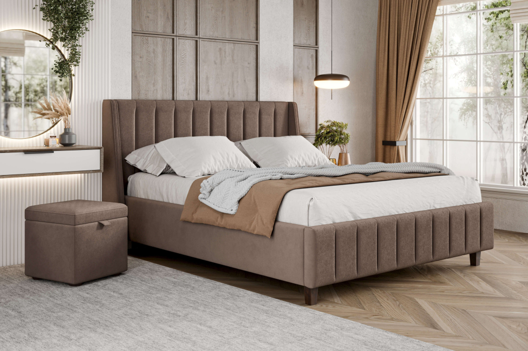 Мягкая кровать, Кровать Милана 1200