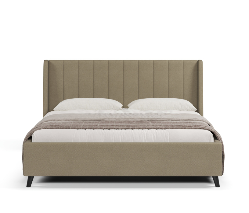 Мягкая кровать, Кровать Милла 160, велюр