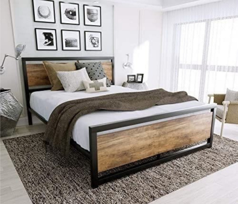 Кровати 90 см, Кровать в стиле лофт Брайтон 0.9