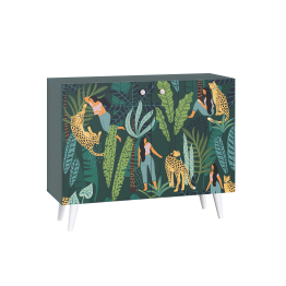 Комод Либера 16.230.01, бензин, белый шагрень