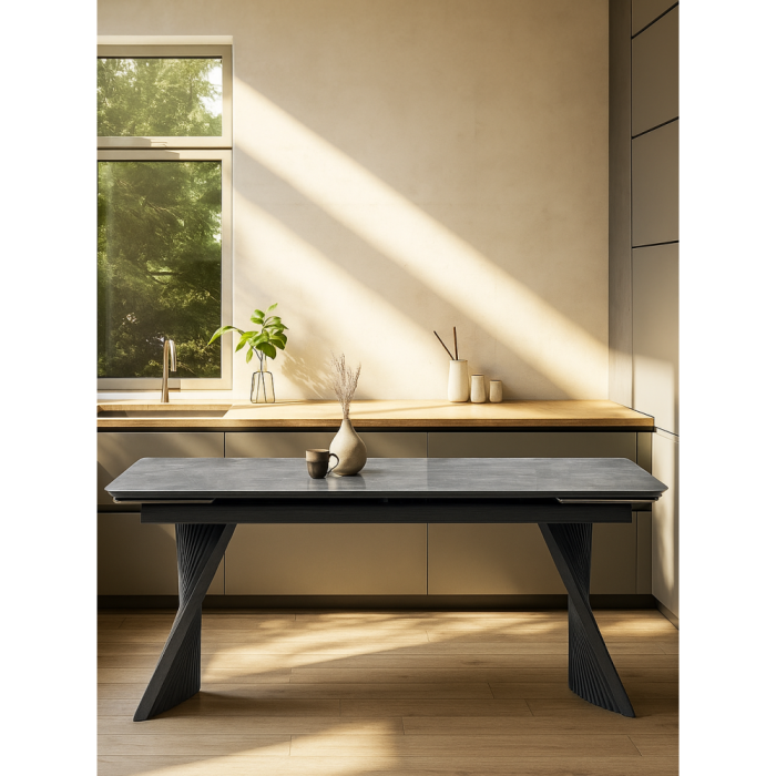 Обеденные столы, Керамический стол Вейв 160(220)х89х75