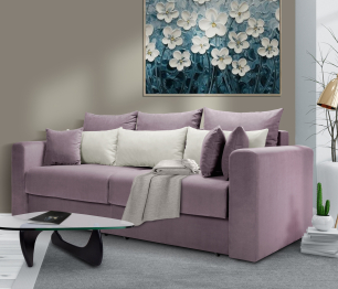 Диван кровать прямой модульный Мэдисон 2-хсекционный велюр