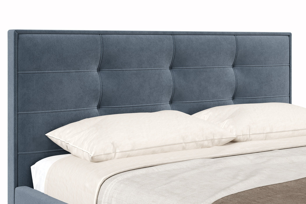 Мягкая кровать, Кровать Римини 1800, велюр