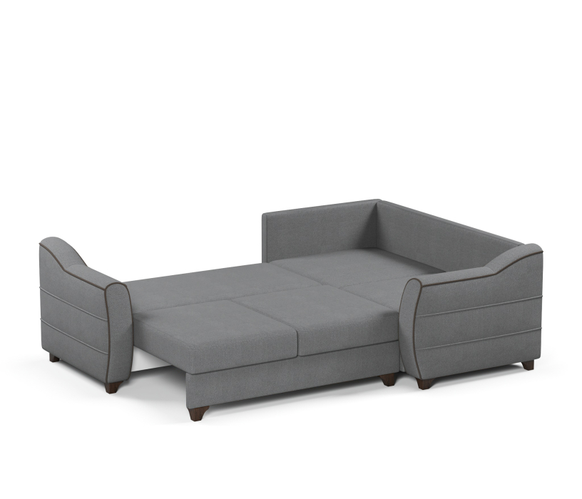 Диваны угловые в гостиную, Диван-кровать угловой Френсис еврокнижка, велюр