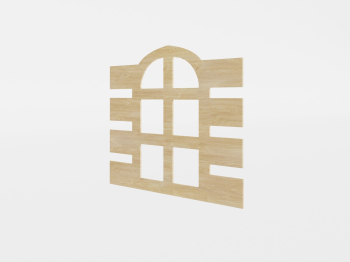 Двухъярусная кровать домик Бэби люкс 70х190