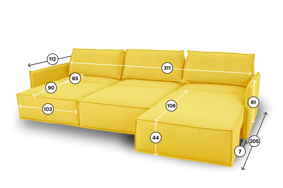 Диваны угловые в гостиную, Диван 9996