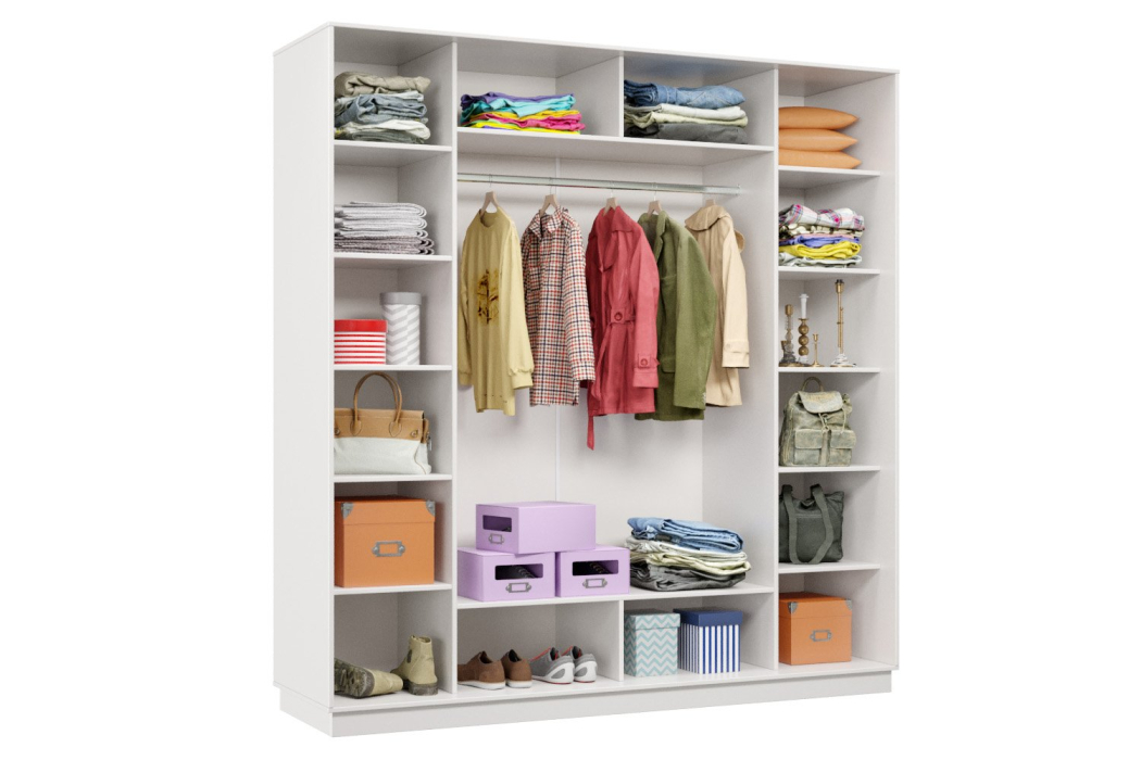 Шкафы-купе 3-х дверные, Шкаф-купе Премьер 34 (01ЗБ;01ЗБ;01ЗБ) фасады зеркало бронза/трёхдверный/Профиль чёрный муар