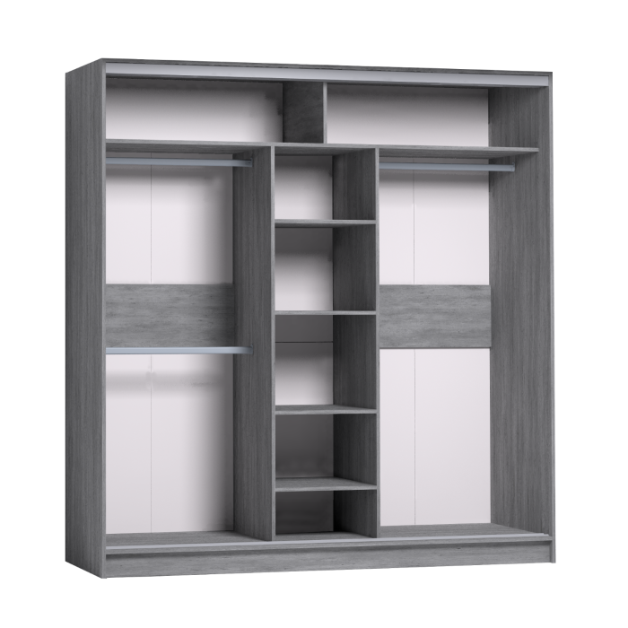 Шкафы-купе 3-х дверные, Шкаф-купе 3-дв  Strike 2000 лдсп/лдсп  (в2105*ш2000*г595)