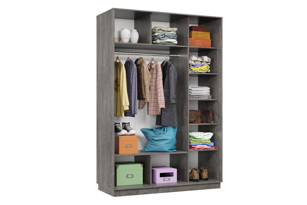 Шкафы-купе 2-х дверные, Шкаф-купе Премьер 12 (11ЗБ;11ЗБ) фасады зеркало бронза/двухдверный/Профиль чёрный муар