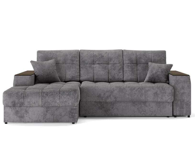 Диваны угловые в гостиную, Угловой диван-кровать Лас-Вегас левый, шенилл