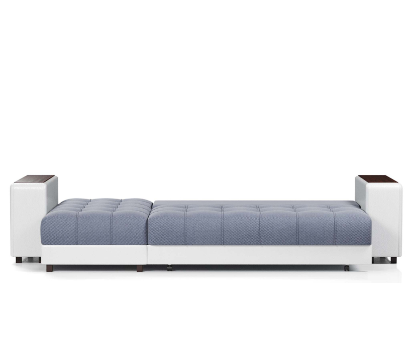 Диваны угловые в гостиную, Диван-кровать угловой  Дубай еврокнижка,велюр+экокожа