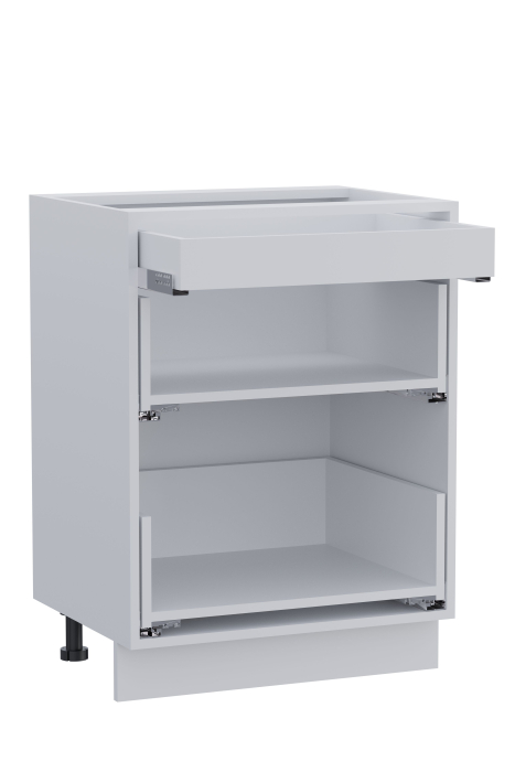 Кухонные шкафы, КГ ШН2Я 600 + внутр.ящ 600  (эмаль)/ гладкий Лизет РМ (без столешницы)