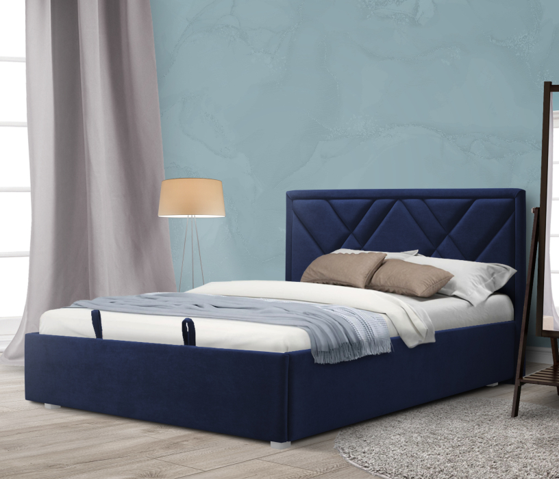 Мягкая кровать, Кровать с мягким изголовьем Сидней 180 с подъемным механизмом