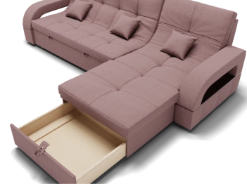 Модульный диван Майами-2,микровелюр,антивандальная и водостойкая ткань,венеция